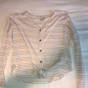 STRIPED LONGSLEEVE COMFY SHIRT